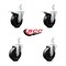 Service Caster 4 Inch Soft Rubber Swivel 7/8 Inch Square Stem Caster Total Lock Brakes, 2PK SCC-SQTTL20S414-SRS-78-2-S-2 - alternate 4